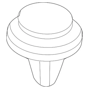 Upper Quarter Trim Fastener - Mazda (KD53-56-399)