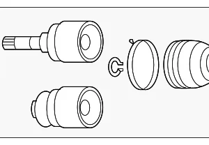 Inner Joint Assembly - Mazda (GG32-22-520B)