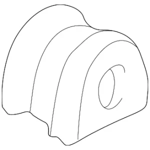 Stabilizer Bar Bushing - Mazda (T002-34-156)