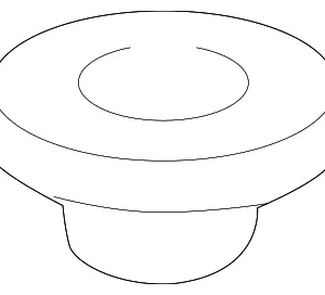 Air Cleaner Assembly Cushion - Mazda (B61P-13-Z66)