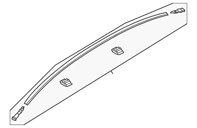 Roof Molding - Mazda (BCJH-50-9L0A)