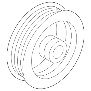 Crankshaft Pulley - Mazda (PE01-11-400A)