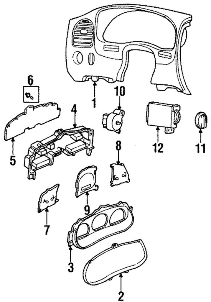 Fuel Gauge - Mazda (ZZM7-55-481)