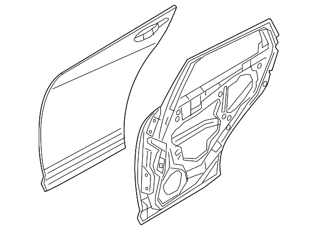 Door Shell - Mazda (DAY2-72-02X)