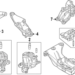 Mount Bracket - Mazda (KR9P-39-021)