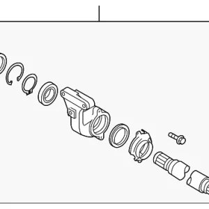 Cv Intermediate Shaft - Mazda (GA55-25-700A)