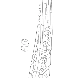 Center Pillar Reinforced - Mazda (VA40-71-360)