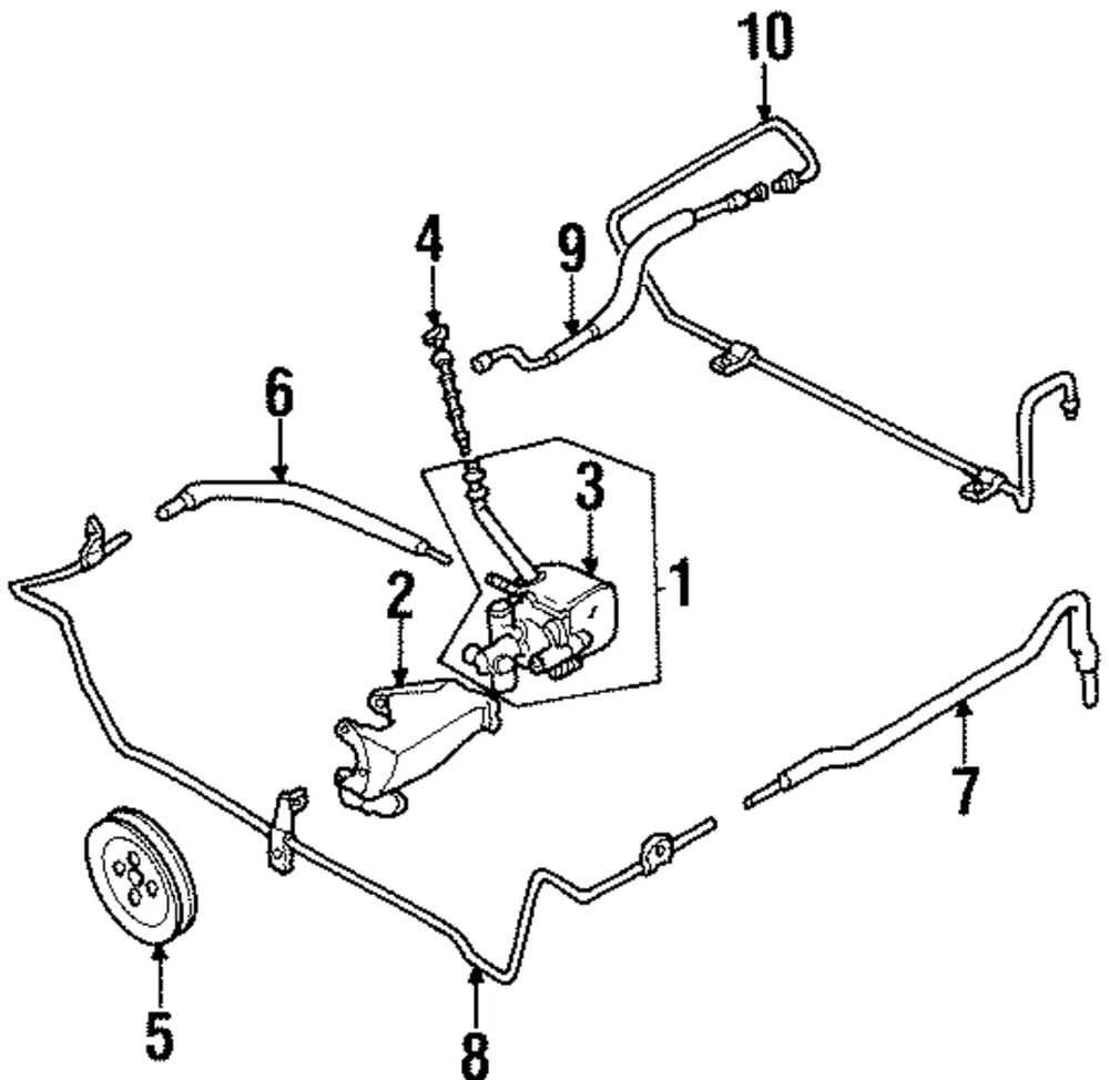 Pressure Hose - Mazda (LB82-32-490)