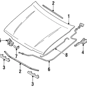 Lock - Mazda (BR93-56-620E)