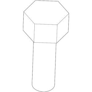 Mount Bolt - Mazda (9947-90-630)