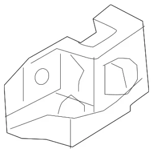 Handle, Inside - Mazda (GBFN-58-330)