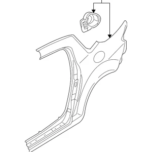 Quarter Panel - Mazda (FEY2-70-410A)