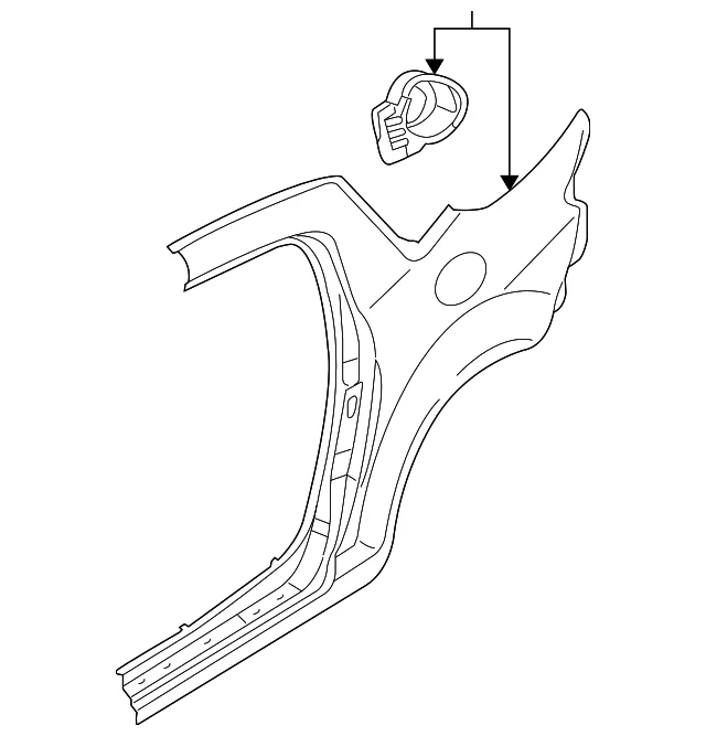 Quarter Panel - Mazda (FEY2-70-410A)