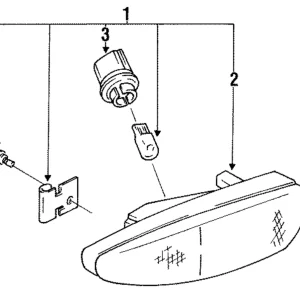 Marker Lamp - Mazda (FD01-51-5E0B)