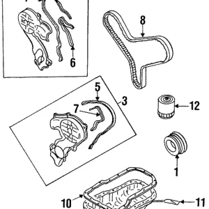 Timing Cover - Mazda (JE15-10-500B)