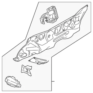 Dash Panel - Mazda (DF71-53-400E)