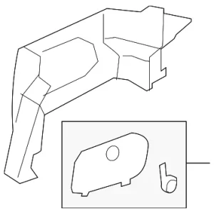 Trunk Side Trim - Mazda (NF79-68-850C-02)