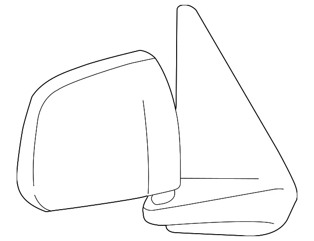 Mirror Outside - Mazda (ZZP0-69-120)