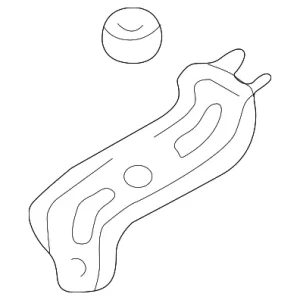 Radiator Assembly Upper Bracket - Mazda (AJ51-15-250)