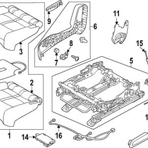 Cushion Assembly - Mazda (KEVH-88-21Y-02)