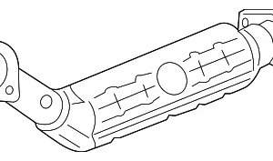 Catalytic Converter - Mazda (L304-20-55XF)