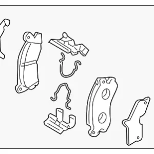 Brake Pads Rear - Mazda (C2Y3-26-48ZC)