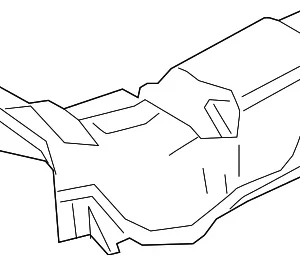 Floor Pan Heat Shield - Mazda (KB8E-56-410)