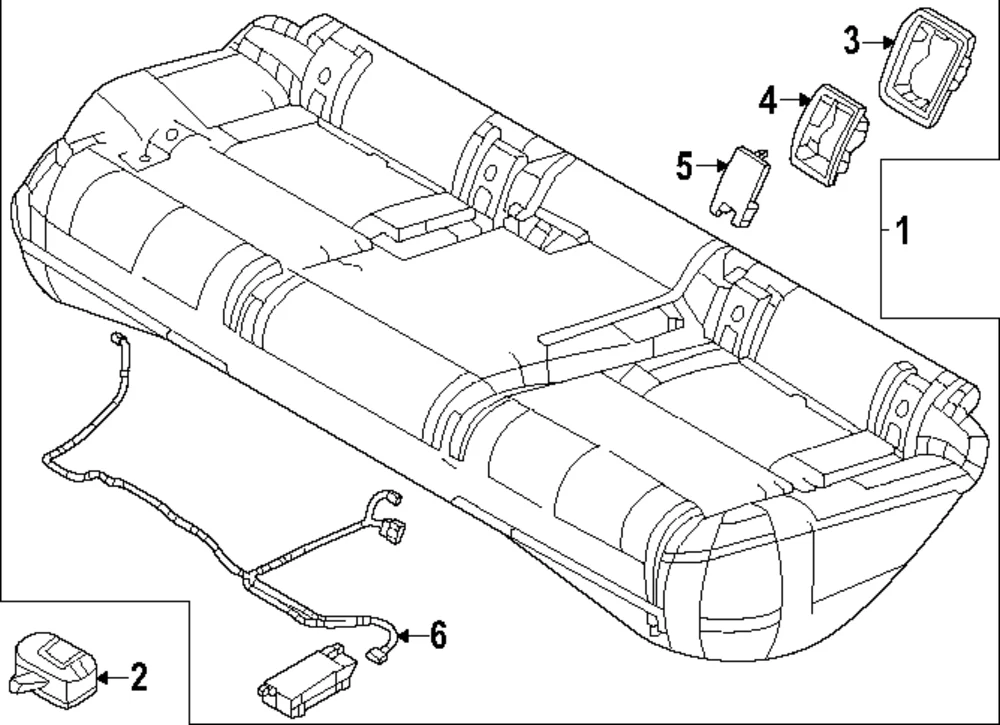 Cushion Assembly - Mazda (VC88-57-200-02)