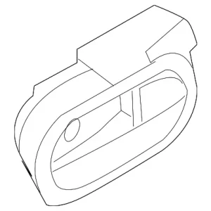 Handle, Inside - Mazda (D651-58-330A-02)