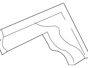 Surround Weather-Strip Rear Clip - Mazda (TD12-72-762A)