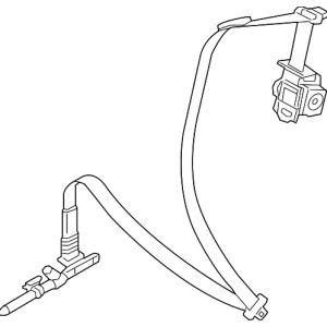 Seat Belt Lap And Shoulder Belt - Mazda (NAYJ-57-L30D)