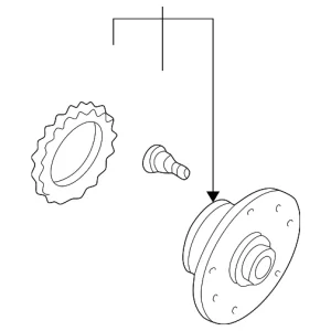 Wheel Bearing And Hub Assembly - Mazda (G14V-26-15X)