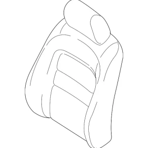 Seat Back Assembly - Mazda (BN8K-88-130-03)