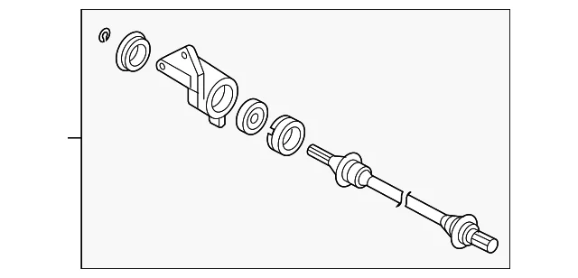Half-Shaft - Mazda (GA29-25-700B)