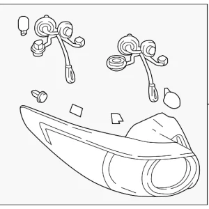 Tail Lamp Assembly - Mazda (KB8A-51-150F)
