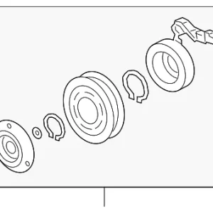 Clutch Plate & Hub Assembly - Mazda (BDGF-61-L10)
