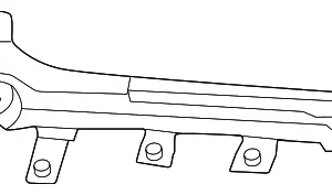 Rear Bracket - Mazda (KJK3-34-62X)