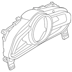 Cluster Bezel - Mazda (DCMA-55-214)