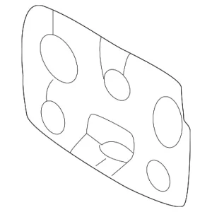 Rear Bracket - Mazda (VA40-53-89X)