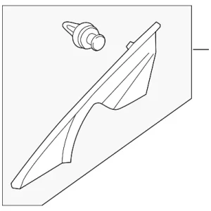 Corner Molding - Mazda (GHP9-69-11YB-02)