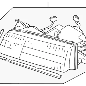 Composite Headlamp - Mazda (TB94-51-04XC)
