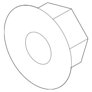 Support Rod Grommet - Mazda (EG21-56-644A)