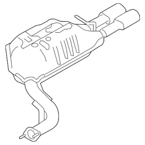 Muffler - Mazda (L505-40-100C)