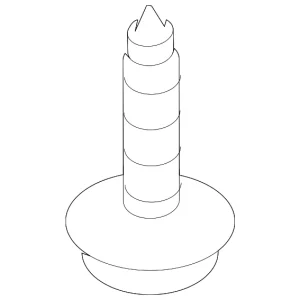 Column Cover Screw - Mazda (9974-00-512B)