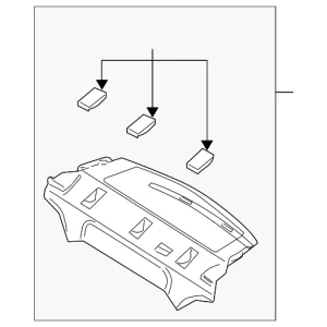 Pkg Tray Trim - Mazda (BN8V-68-3A0H-02)