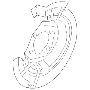Splash Shield - Mazda (D24P-26-271)