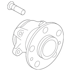 Hub & Bearing - Mazda (DN4E-26-15X)