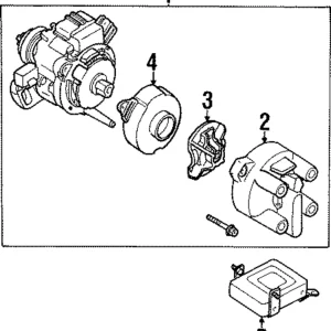 Distributor Cap - Mazda (B593-18-V00A-9U)