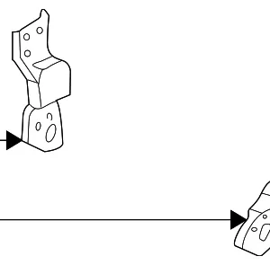 Tow Hook Bracket - Mazda (LC62-53-360C)