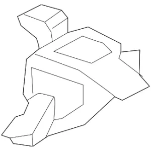 Convertible Top Stowage Compartment Latch - Mazda (N243-R1-3E0B)